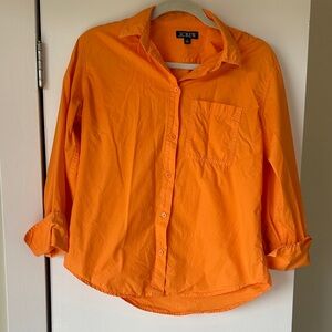 J.Crew Vibrant Orange Casual Shirt